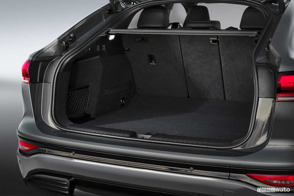 Audi Q6 Sportback e-tron bagagliaio