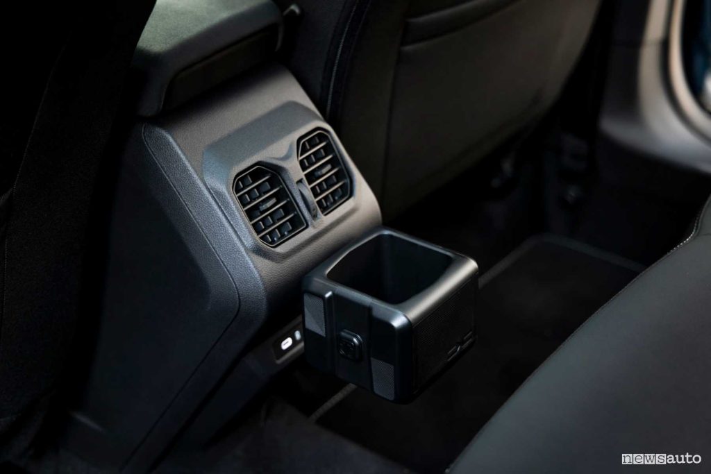 Nuova Dacia Bigster Journey YouClip porta oggetti fila posteriore