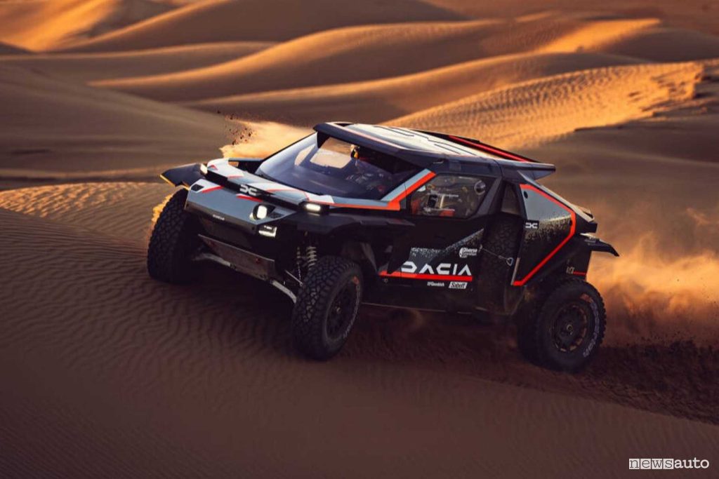 Dacia Sandriders in azione nel deserto