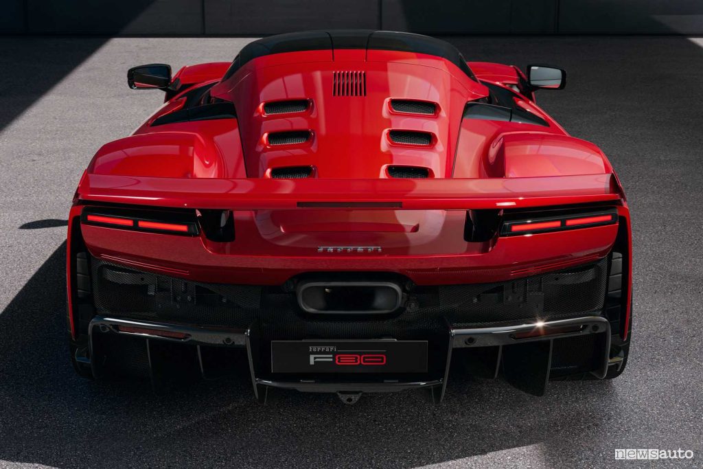 Ferrari F80 posteriore