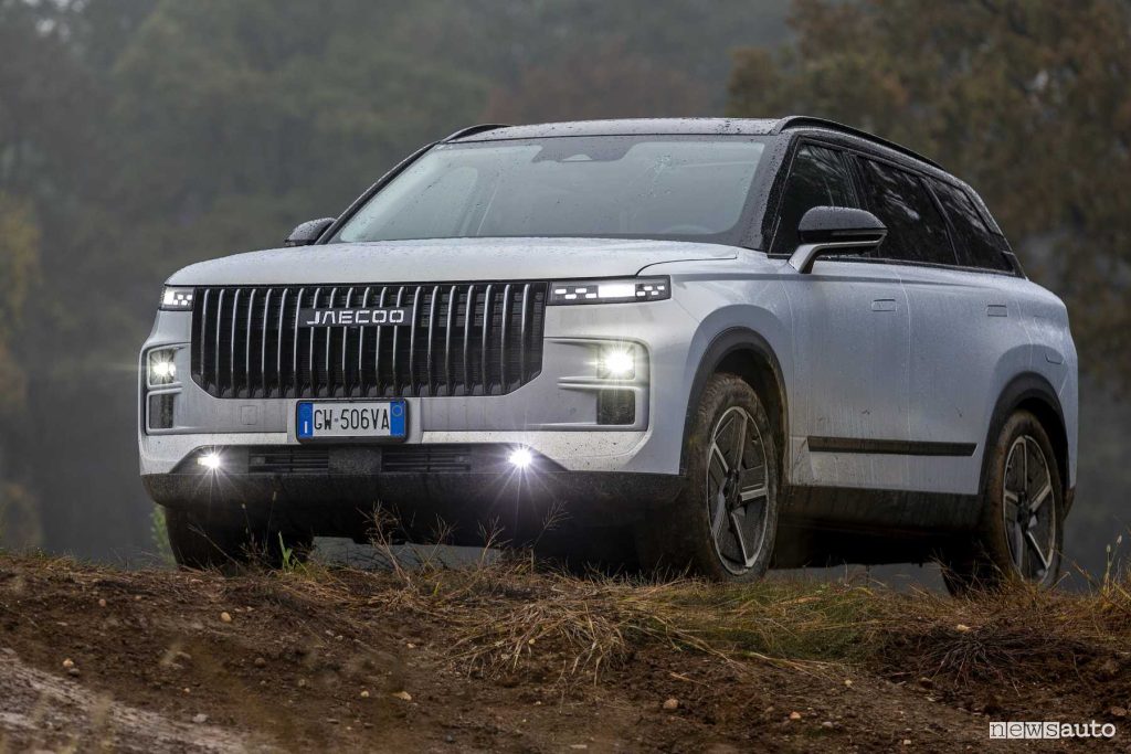 Jaecoo 7 in off road
