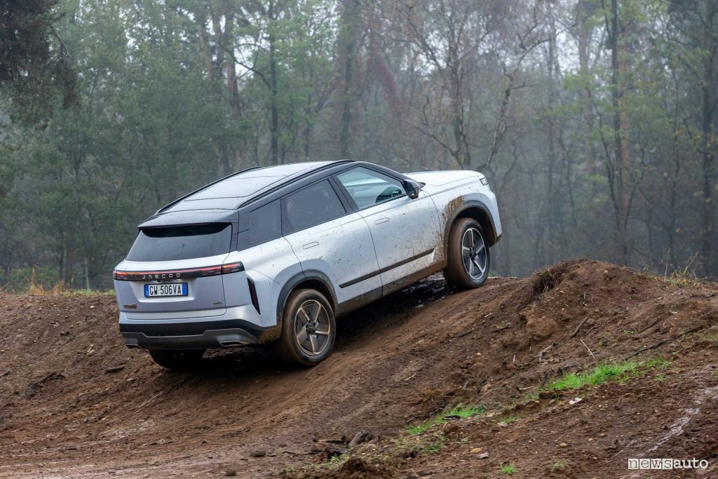 Jaecoo 7 in off road