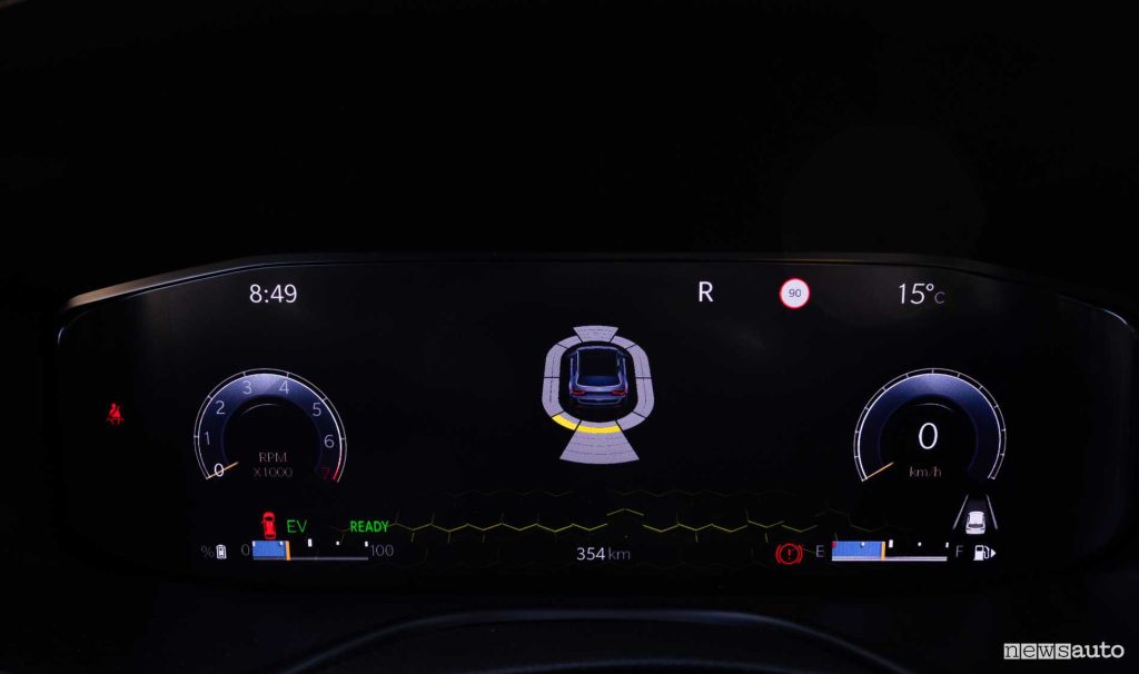 Jeep Compass North Star display quadro strumenti