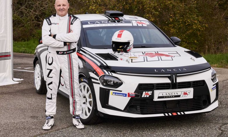 Miki Biasion con la Lancia Ypsilon Rally4 HF al Tandalò 2025
