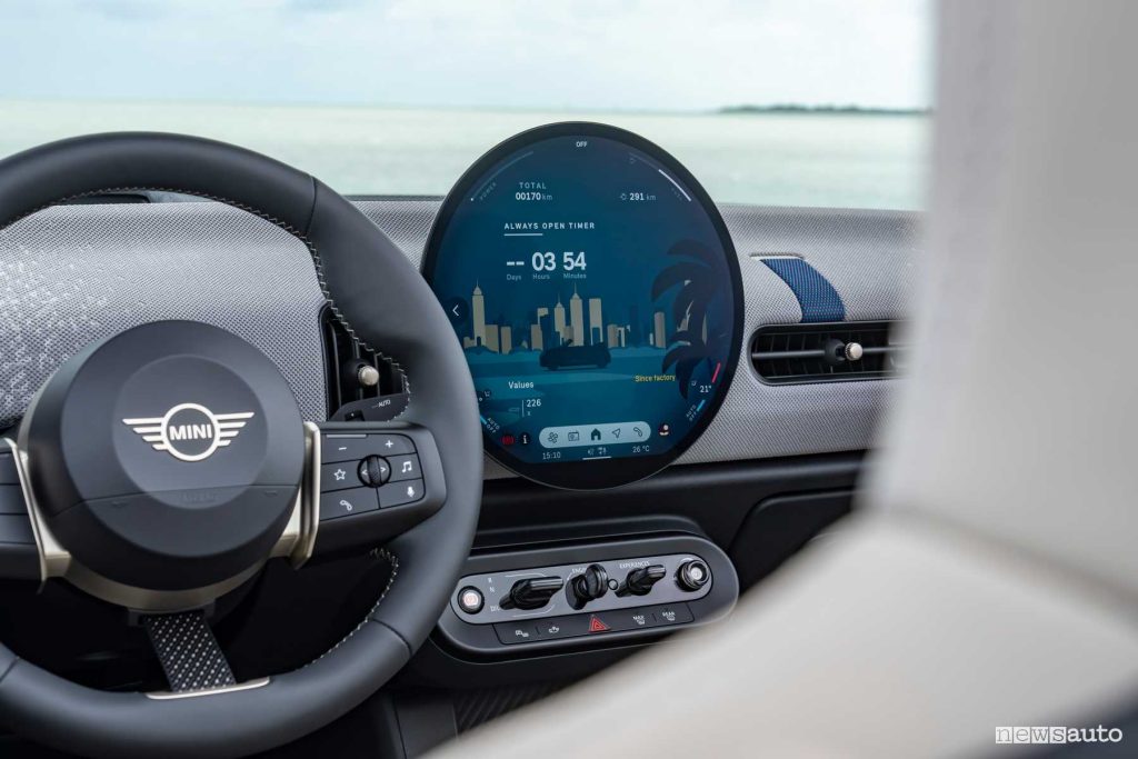 Mini Cooper Cabrio S display OLED centrale