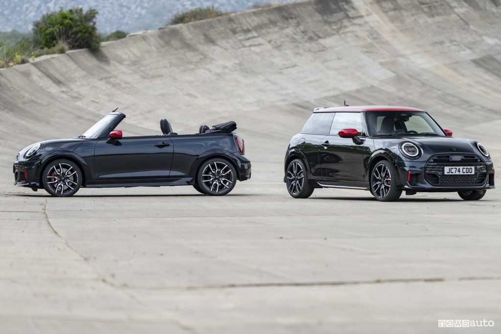 Mini John Cooper Works Cabrio e Coupé