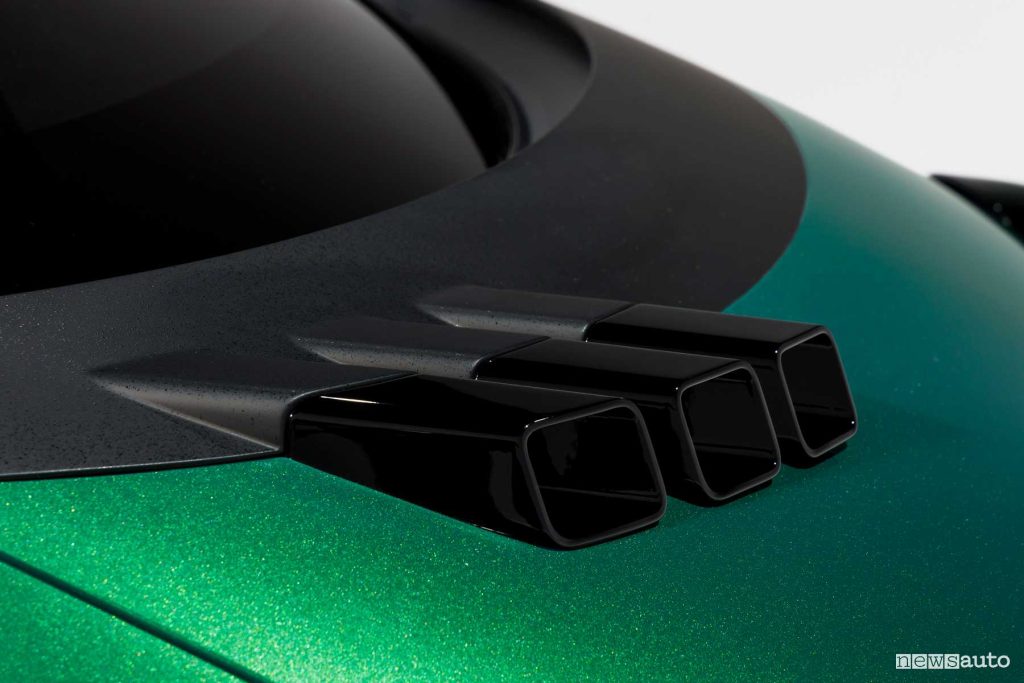Renault Twingo E-Tech Electric Prototype presa d'aria cofano anteriore