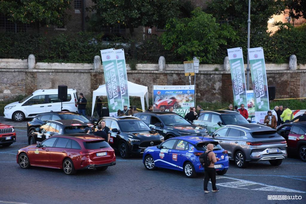 Roma Eco Race 2024 partenza da Roma Piazza Bocca della Verità