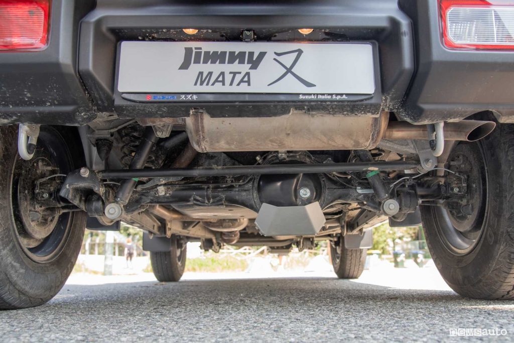 Suzuki Jimny Mata protezione differenziale posteriore