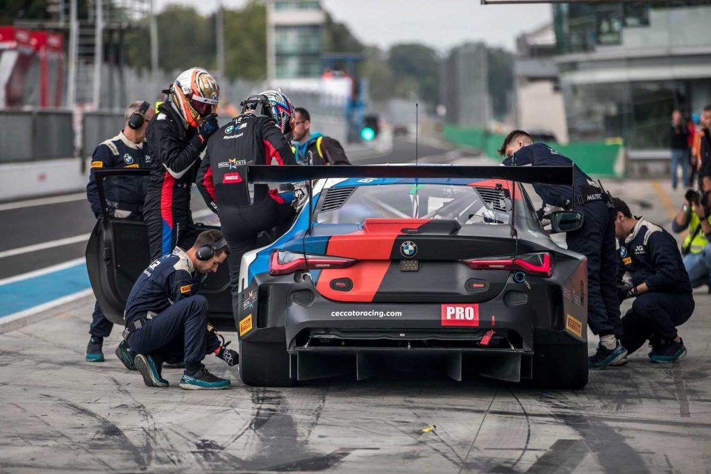 Pit stop BMW #7 CIGT Sprint Monza 2024