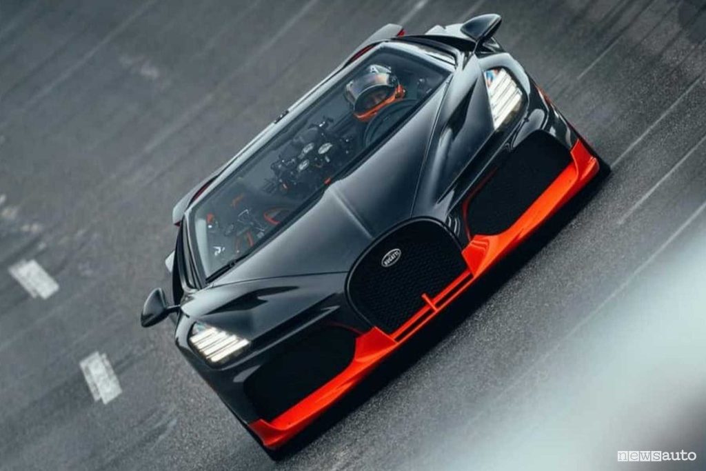 Bugatti W16 Mistral record velocità