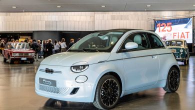 Fiat 500e La Prima mostra 125 anni