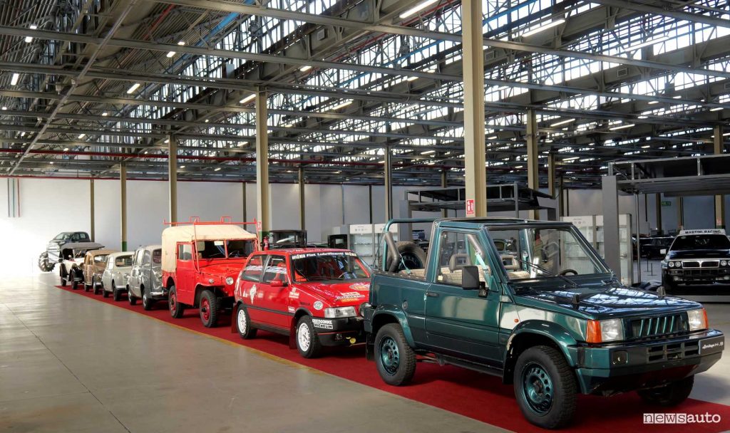 Panda Militare Steyr-Puch mostra Fiat 125 anni