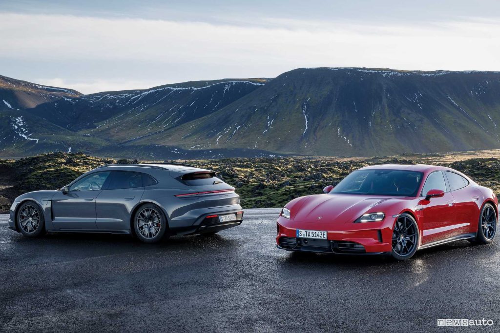 Porsche Taycan GTS e GTS Sport Turismo