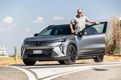 Renault Scenic E-Tech Esprit Alpine test con Giovanni Mancini