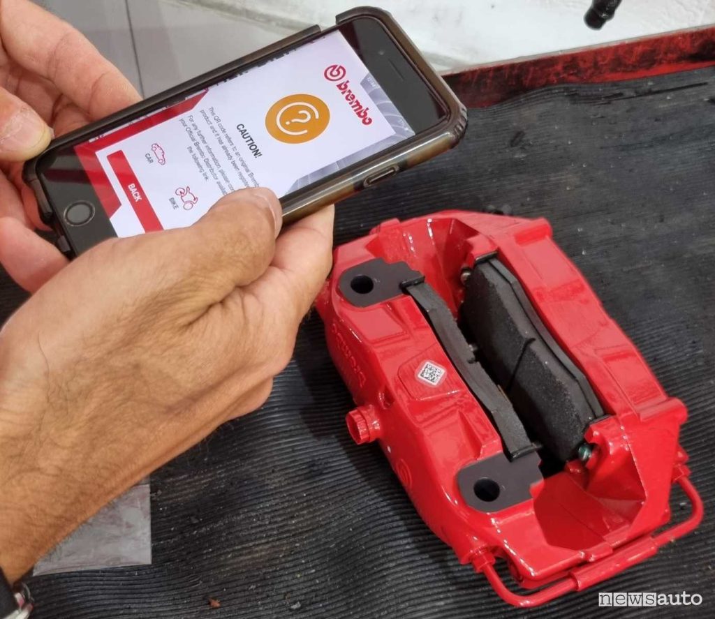 Test originalità kit Brembo GT