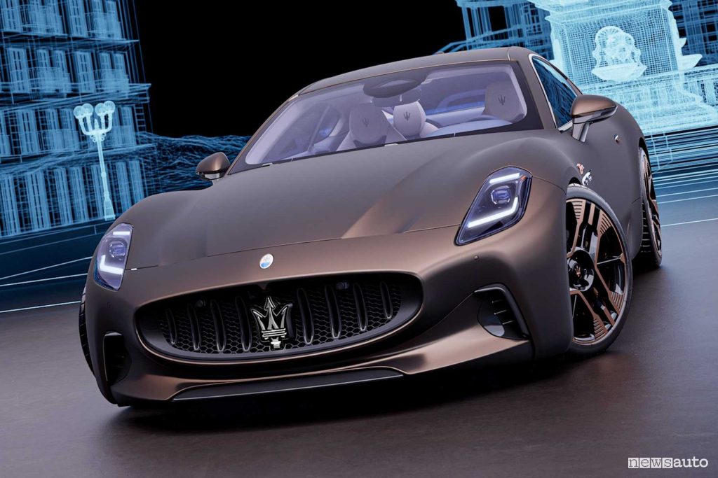 Frontale Maserati GranTurismo Folgore 110 Anniversario Rame Folgore