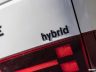 Hyundai Santa Fe logo Hybrid portellone posteriore