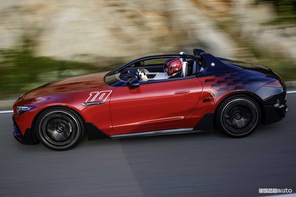 Mercedes-AMG Purespeed su strada