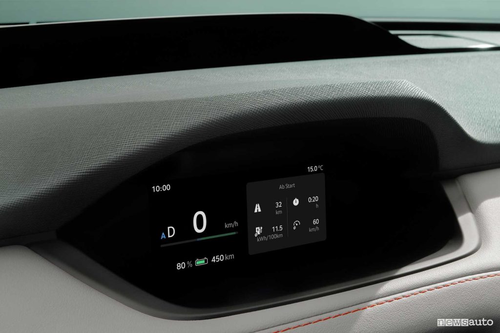 Nuova Skoda Elroq display quadro strumenti