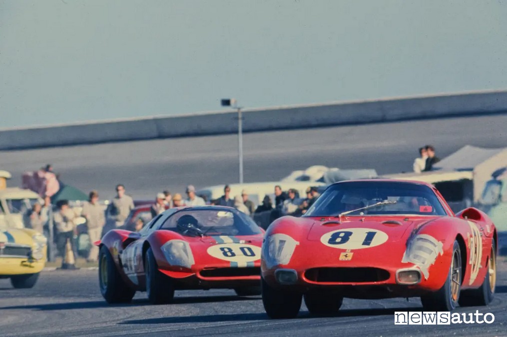 Masten Gregory e David Piper guidarono il telaio 5893 alla 24 Ore di Daytona del 1968