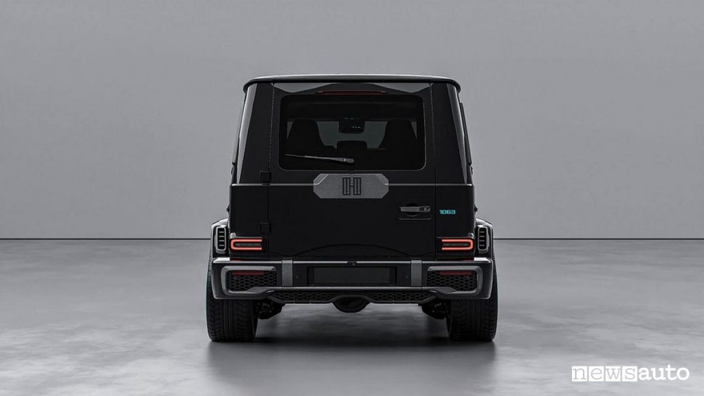 Mercedes Classe-G HOF "Sir Class" posteriore Lewis Hamilton