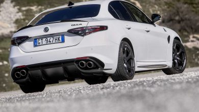 Alfa Romeo Giulia Quadrifoglio Super Sport posteriore 3/4