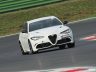 Alfa Romeo Giulia Quadrifoglio Super Sport test in pista a Vallelunga