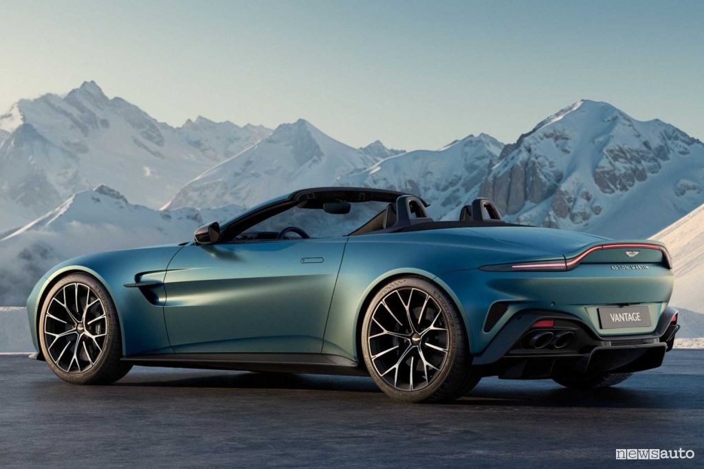 Aston Martin Vantage Roadster posteriore 3/4