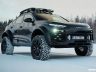Audi Q6 e-tron offroad concept anteriore 3/4