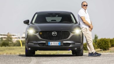 Giovanni Mancini tester della Mazda CX-30 Homura