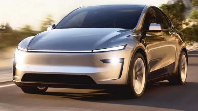 Tesla Model Y 2025 su strada