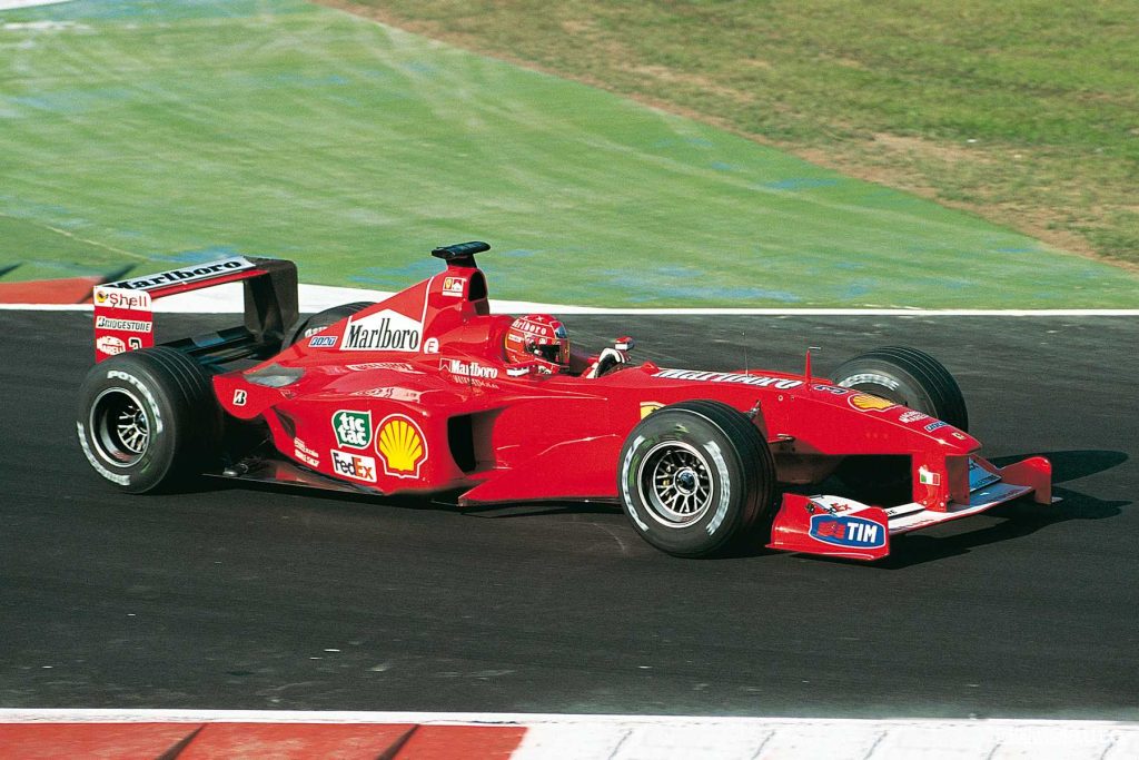 Schumacher Formula 1 a Monza nel 2000