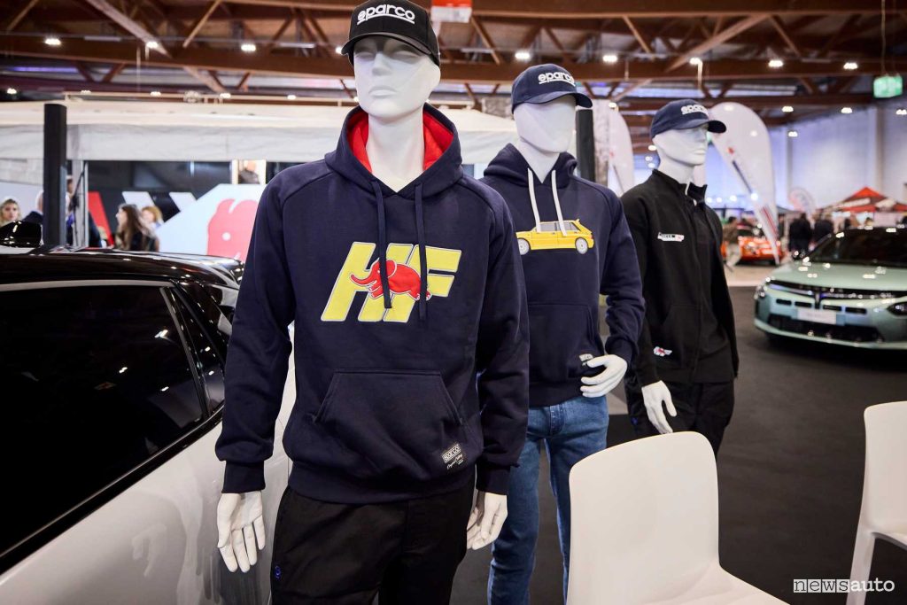 Abbigliamento "Sparco-Lancia HF" al Rally Racing Meeting