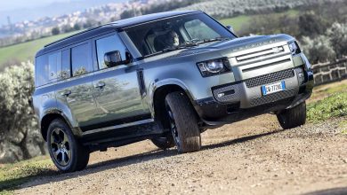 Land Rover Defender 110 sullo sterrato