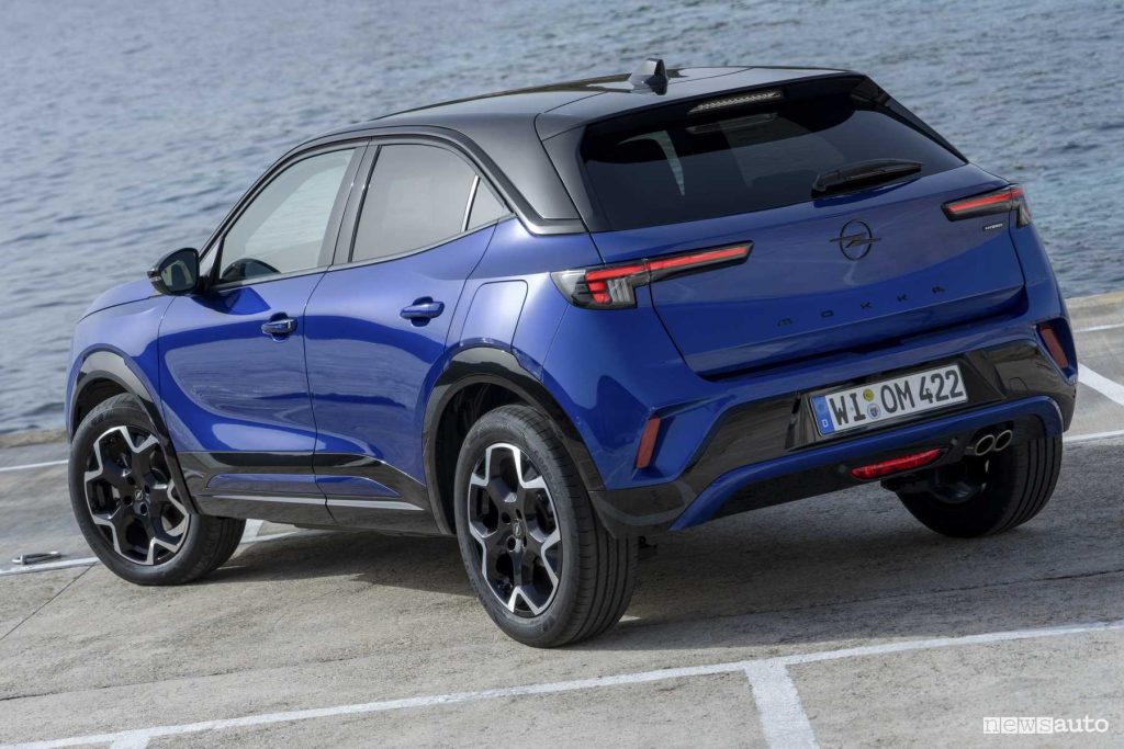 Opel Mokka Hybrid posteriore 3/4