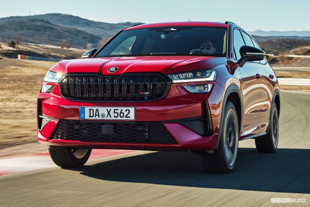 Skoda Kodiaq RS in pista