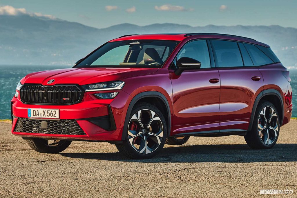 Skoda Kodiaq RS anteriore 3/4