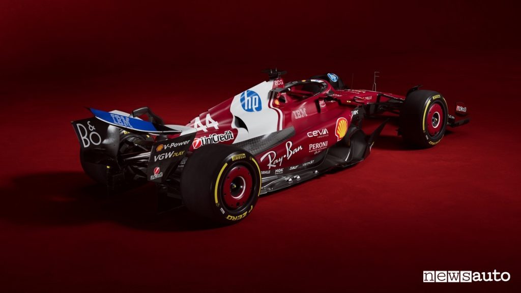 Ferrari SF-25 nuova livrea per la stagione 2025 di Formula 1