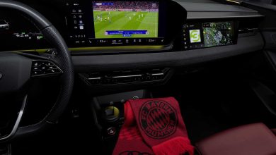 Partite di calcio in auto dall'app DAZN