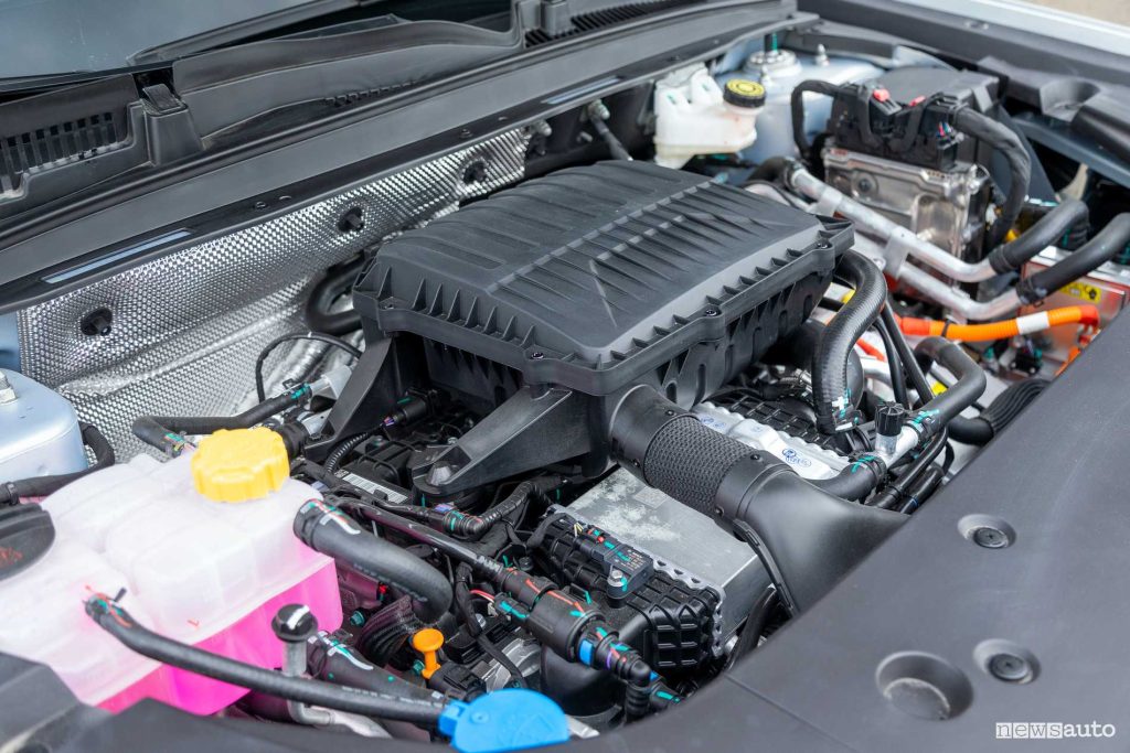 Jaecoo 7 Super Hybrid vano motore