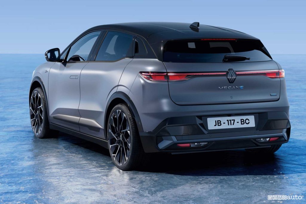 Renault Megane E-Tech electric Esprit Alpine posteriore 3/4