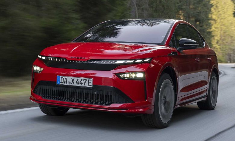 Skoda Enyaq Coupé Sportline su strada