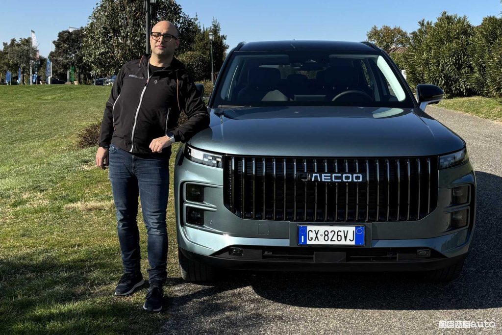 Marco Savo tester della Jaecoo 7 Super Hybrid