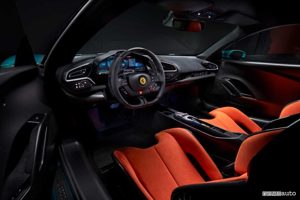 Ferrari 296 Speciale plancia abitacolo