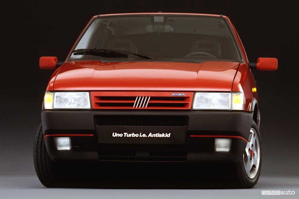Fiat Uno Turbo i.e. 2^ serie del 1986 con il sistema antibloccaggio “Antiskid”