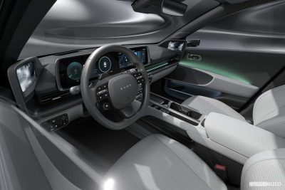 Nuova Hyundai Ioniq 6 abitacolo