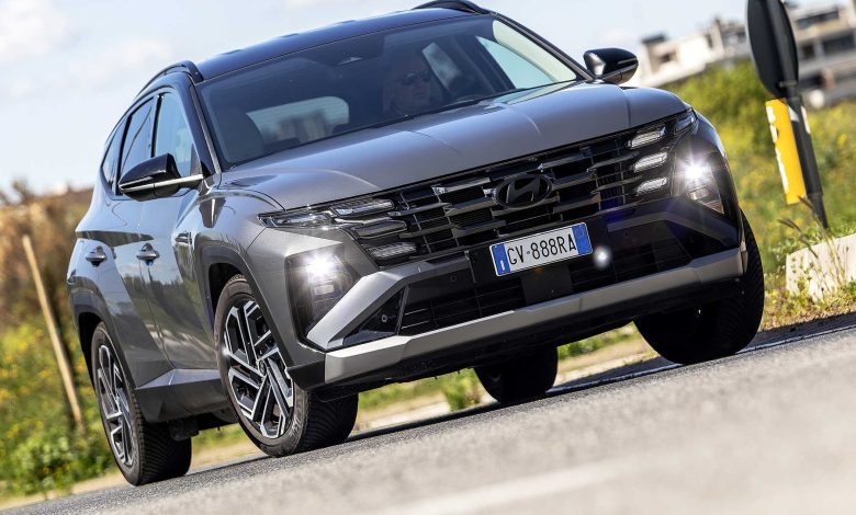 Hyundai Tucson plug-in hybrid test su strada