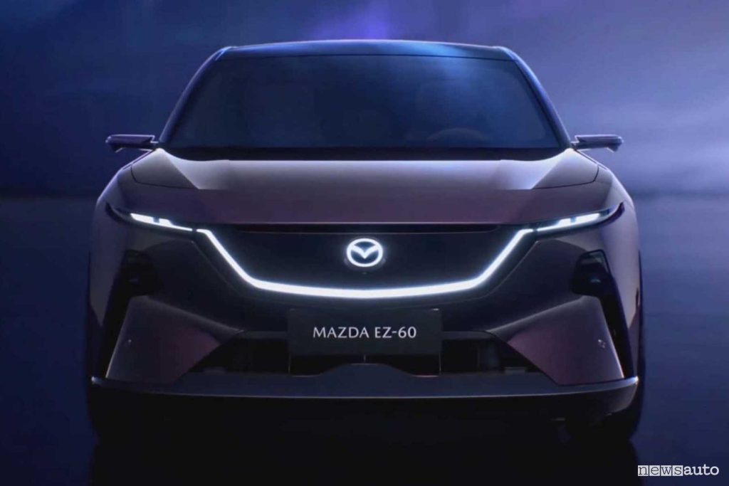 Mazda EZ-60 frontale firma luminosa