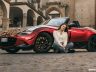 Federica Levy con la Mazda MX-5